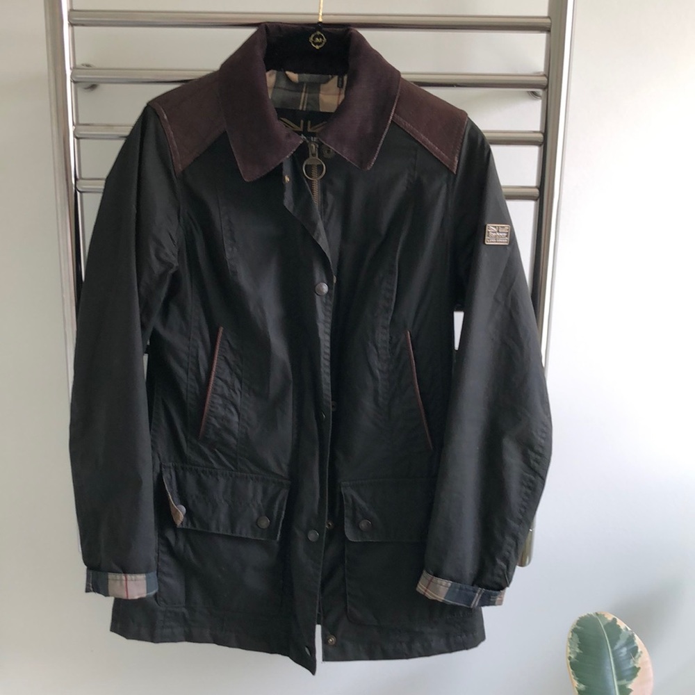 Barbour Classic Olive Waxed Coat